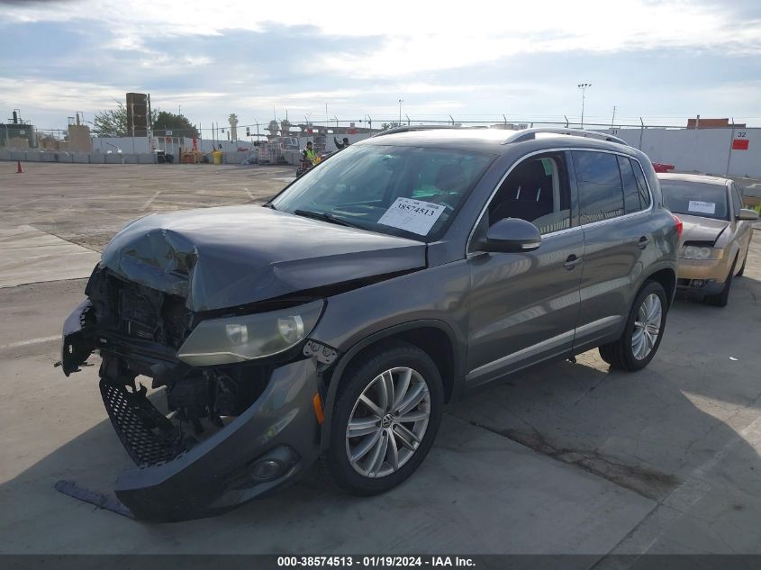 2013 VOLKSWAGEN TIGUAN SE - WVGAV7AX7DW544018