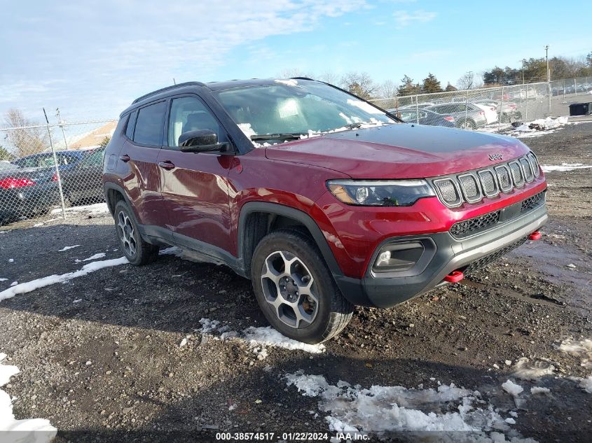 2022 JEEP COMPASS TRAILHAWK 4X4 - 3C4NJDDB0NT226121