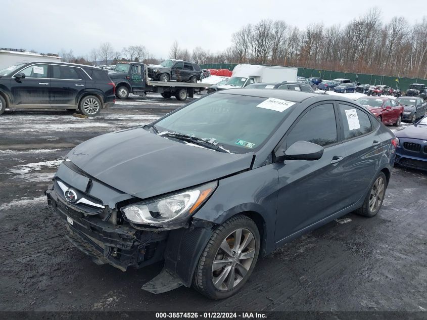 2013 HYUNDAI ACCENT GLS - KMHCU4AEXDU343301