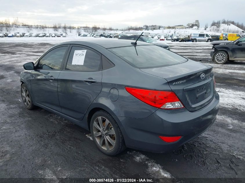 2013 HYUNDAI ACCENT GLS - KMHCU4AEXDU343301