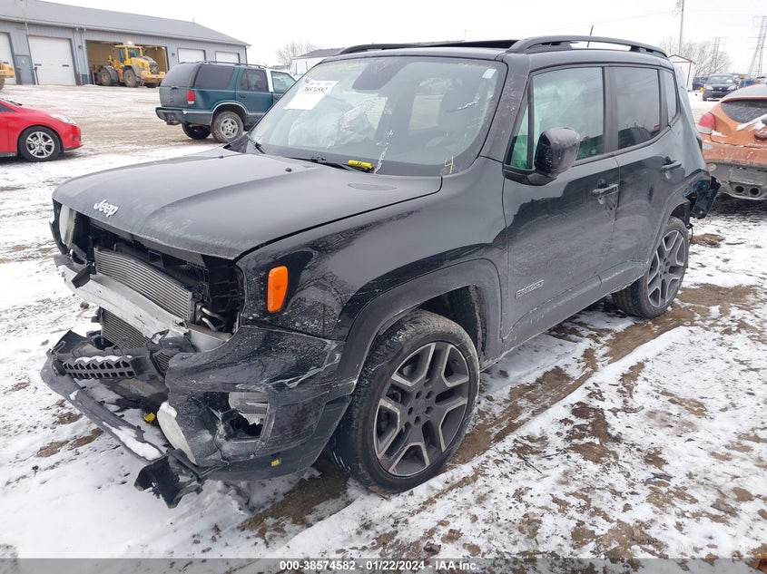 VIN ZACNJBBB3LPL25007 2020 JEEP RENEGADE LATITUDE