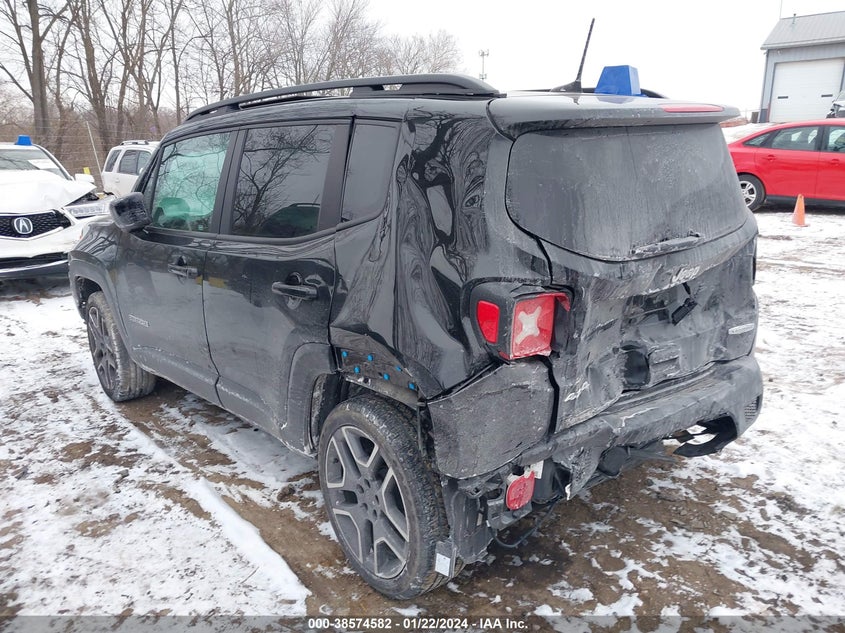 VIN ZACNJBBB3LPL25007 2020 JEEP RENEGADE LATITUDE
