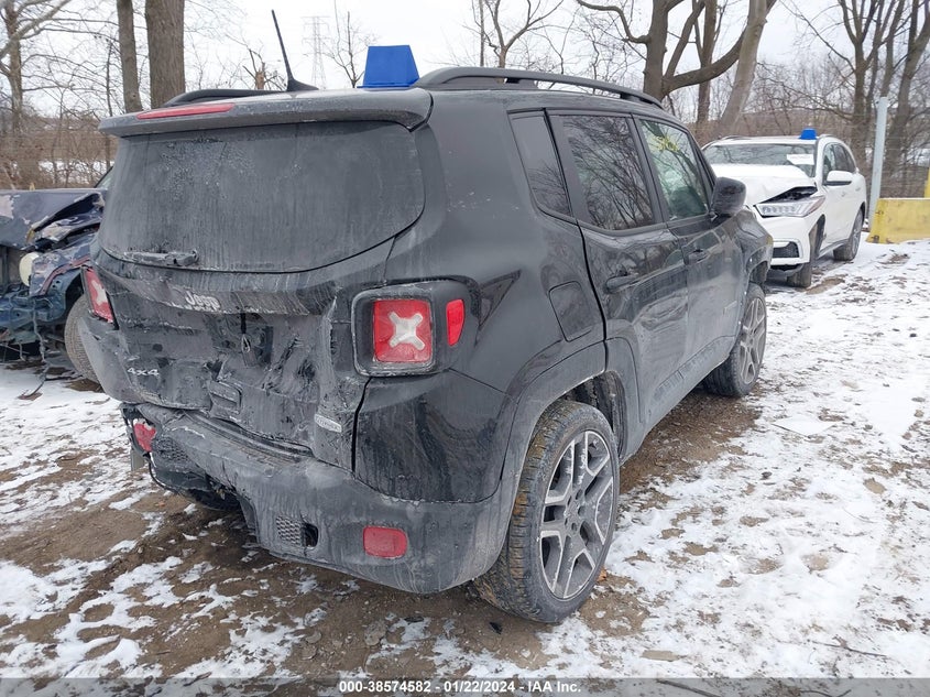 VIN ZACNJBBB3LPL25007 2020 JEEP RENEGADE LATITUDE