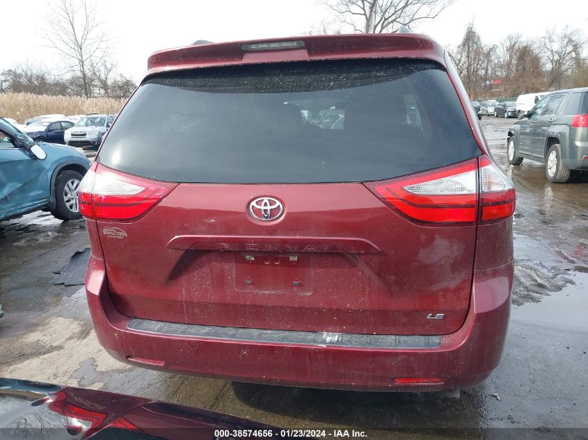2015 TOYOTA SIENNA LE 8 PASSENGER - 5TDKK3DC0FS615095