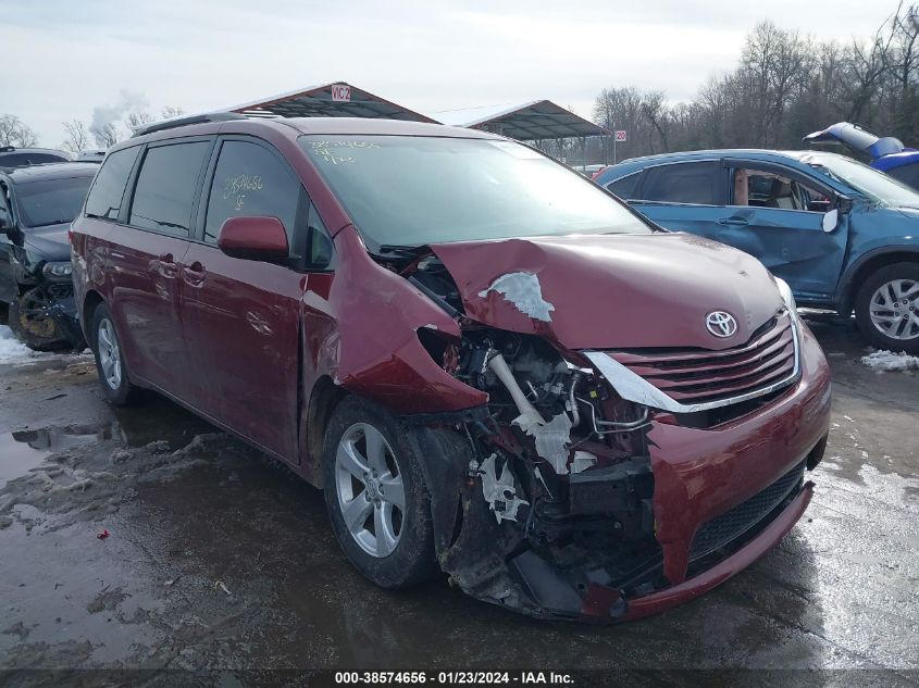 2015 TOYOTA SIENNA LE 8 PASSENGER - 5TDKK3DC0FS615095