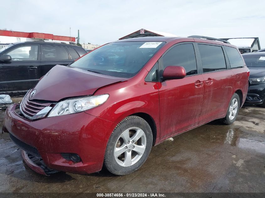 2015 TOYOTA SIENNA LE 8 PASSENGER - 5TDKK3DC0FS615095