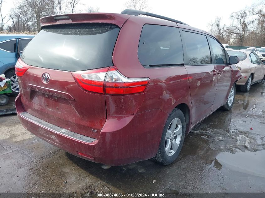 2015 TOYOTA SIENNA LE 8 PASSENGER - 5TDKK3DC0FS615095