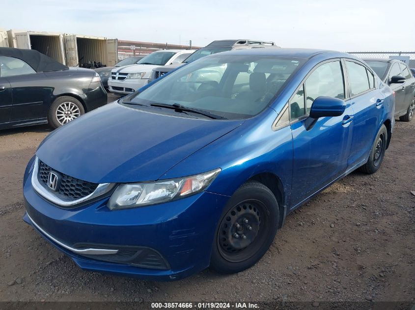 2014 HONDA CIVIC LX - 19XFB2F54EE050417