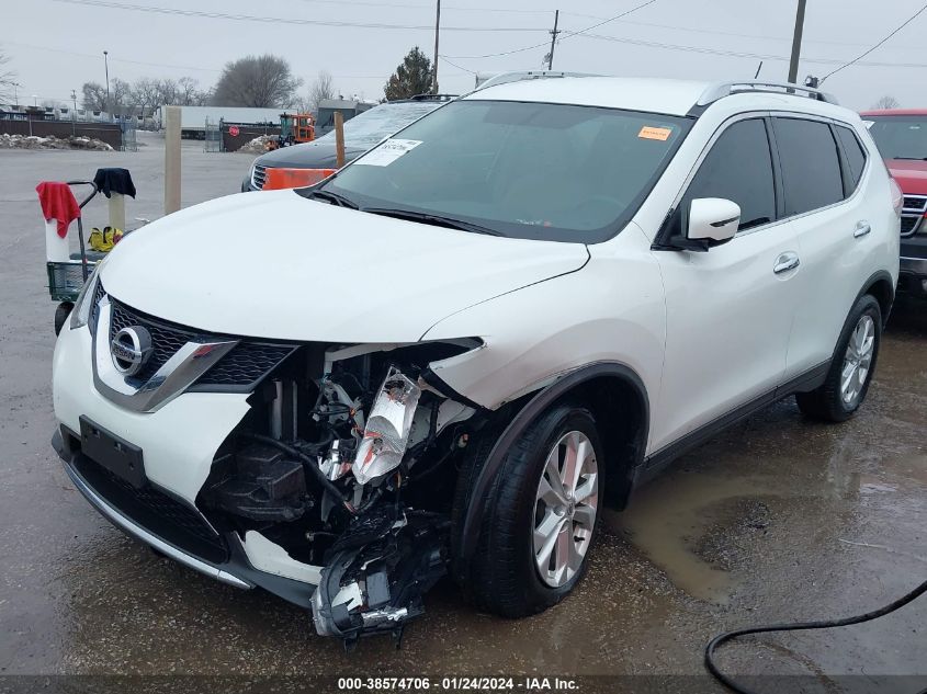 2016 NISSAN ROGUE SV - KNMAT2MV8GP732245