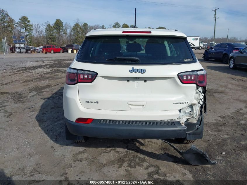 2018 JEEP COMPASS SPORT 4X4 - 3C4NJDAB0JT307585