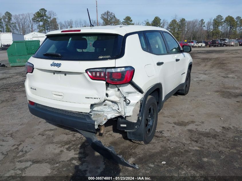 2018 JEEP COMPASS SPORT 4X4 - 3C4NJDAB0JT307585
