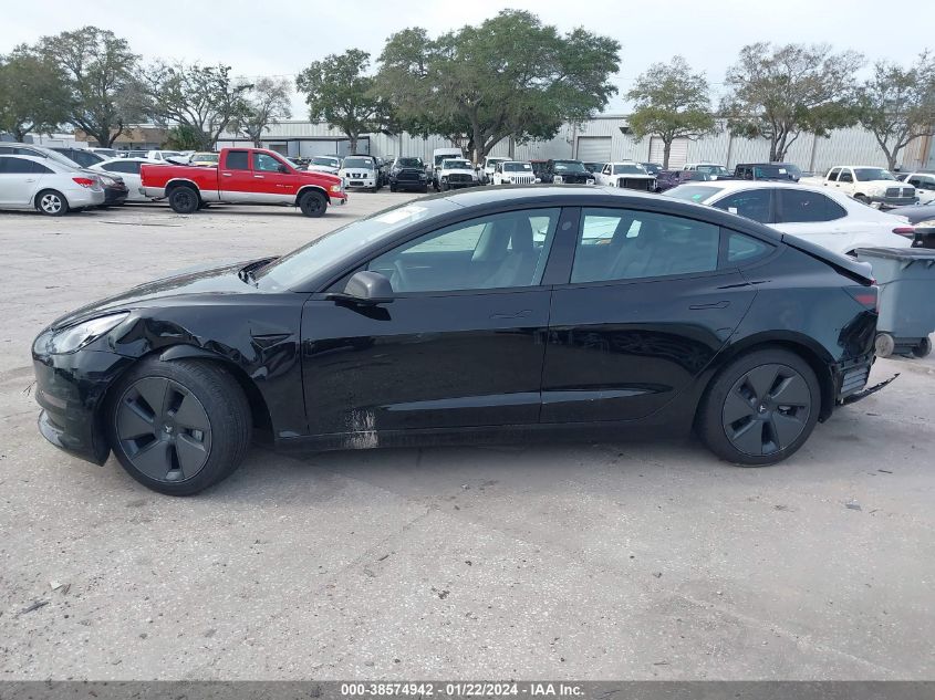 2023 TESLA MODEL 3 REAR-WHEEL DRIVE - 5YJ3E1EA2PF656671