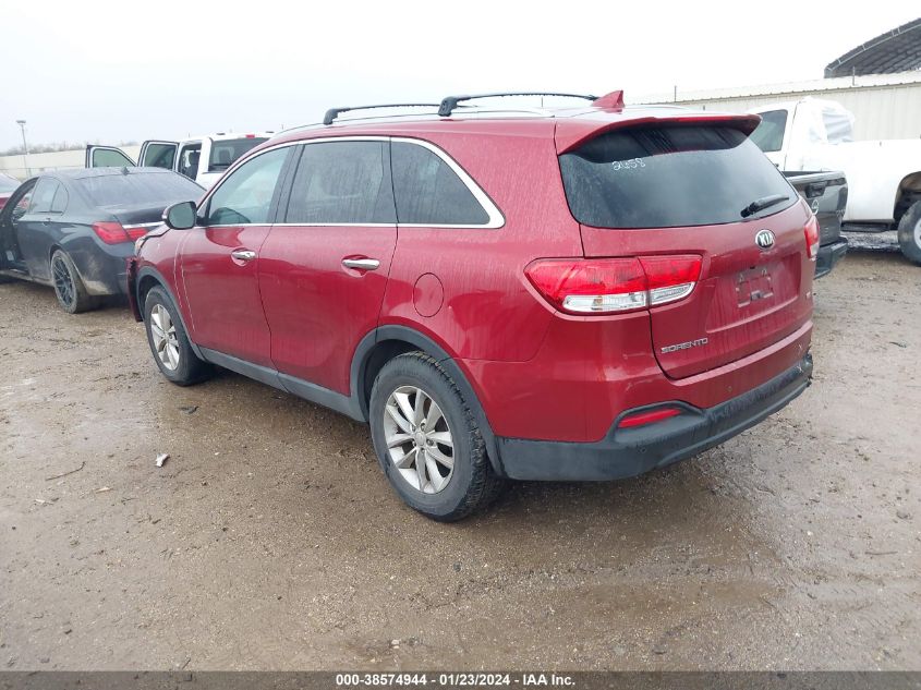 2016 KIA SORENTO LX - 5XYPG4A3XGG058535