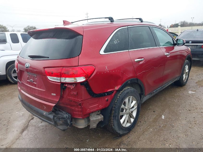 2016 KIA SORENTO LX - 5XYPG4A3XGG058535