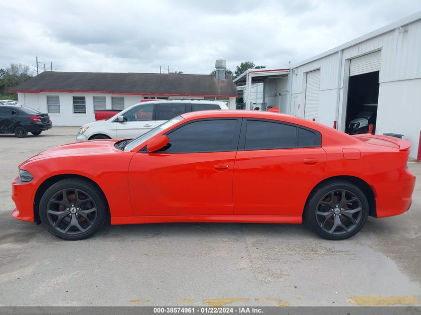 VIN 2C3CDXHG1KH749274 2019 DODGE CHARGER GT