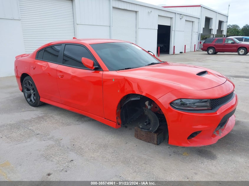 VIN 2C3CDXHG1KH749274 2019 DODGE CHARGER GT