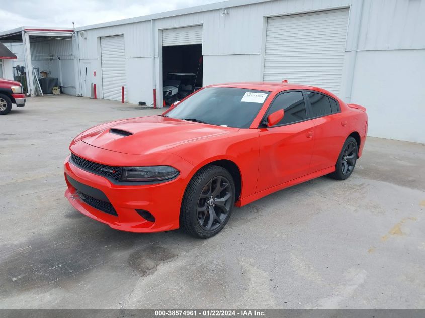 VIN 2C3CDXHG1KH749274 2019 DODGE CHARGER GT