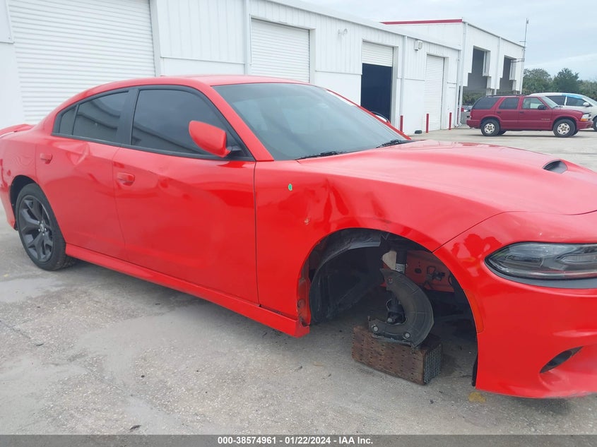 VIN 2C3CDXHG1KH749274 2019 DODGE CHARGER GT