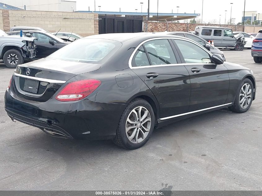 2016 MERCEDES-BENZ C 300 LUXURY/SPORT - 55SWF4JB8GU144566
