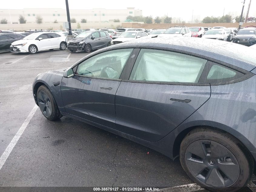 2023 TESLA MODEL 3 REAR-WHEEL DRIVE - 5YJ3E1EA3PF663791