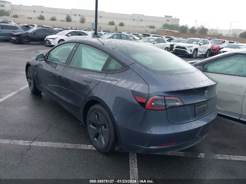 2023 TESLA MODEL 3 REAR-WHEEL DRIVE - 5YJ3E1EA3PF663791