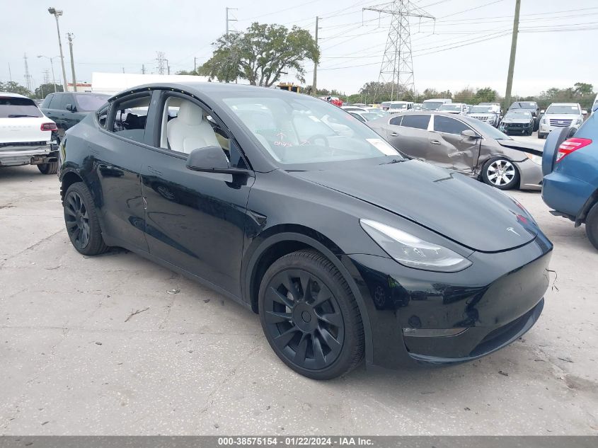 2023 TESLA MODEL Y AWD/LONG RANGE DUAL MOTOR ALL-WHEEL DRIVE - 7SAYGDEE4PF748842