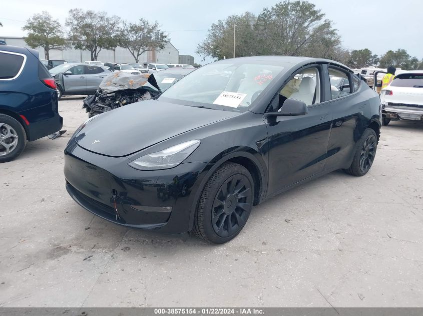 2023 TESLA MODEL Y AWD/LONG RANGE DUAL MOTOR ALL-WHEEL DRIVE - 7SAYGDEE4PF748842