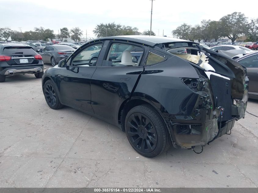 2023 TESLA MODEL Y AWD/LONG RANGE DUAL MOTOR ALL-WHEEL DRIVE - 7SAYGDEE4PF748842