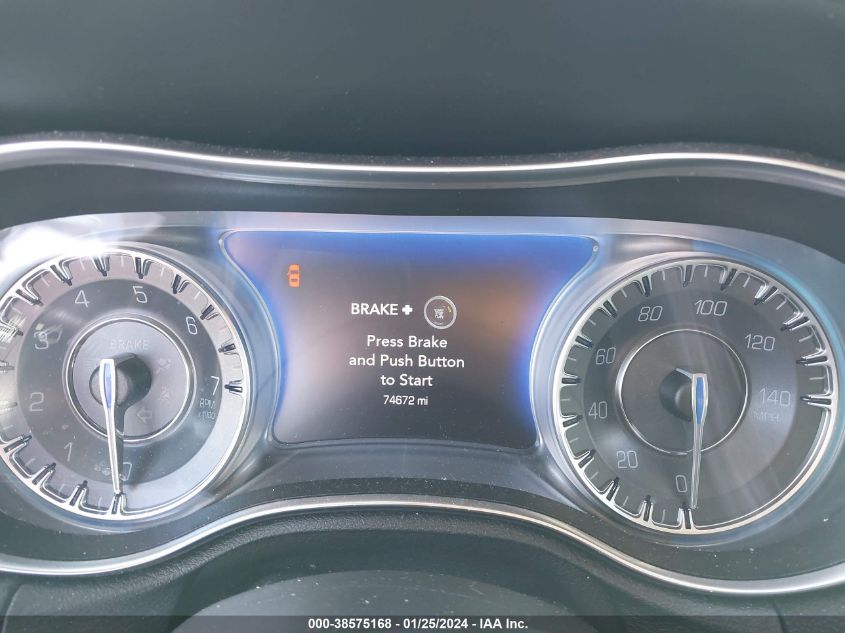 2019 CHRYSLER 300 LIMITED - 2C3CCAKG9KH631630