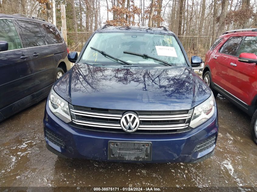 2016 VOLKSWAGEN TIGUAN S - WVGBV7AXXGW599135