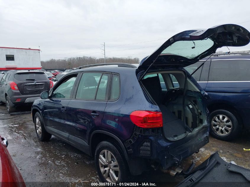 2016 VOLKSWAGEN TIGUAN S - WVGBV7AXXGW599135