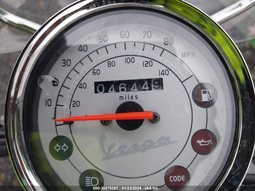 2007 VESPA LX 150 - ZAPM448F375500588