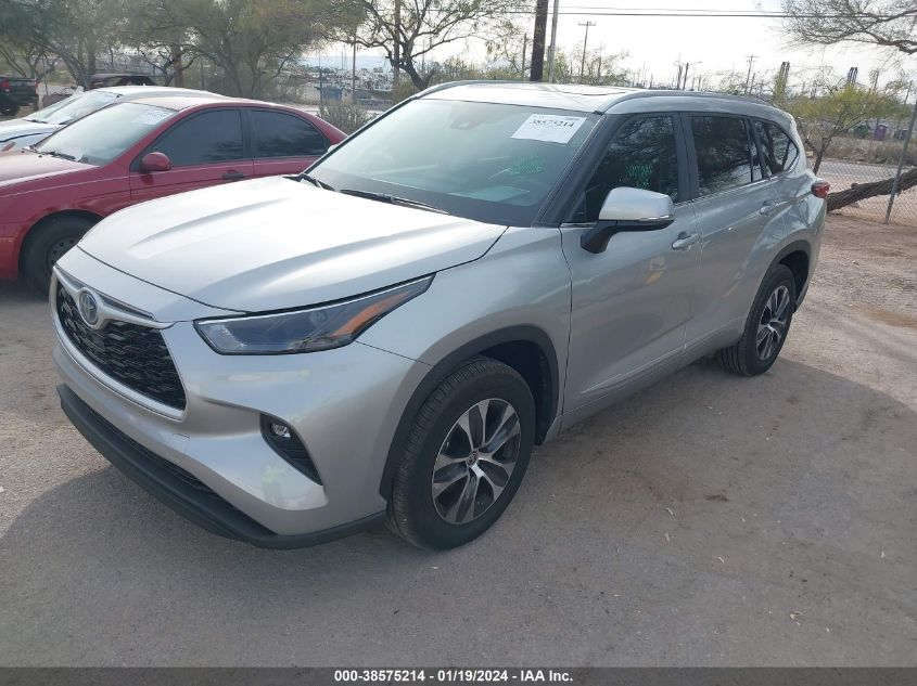 2023 TOYOTA HIGHLANDER HYBRID XLE - 5TDKARAH2PS018165
