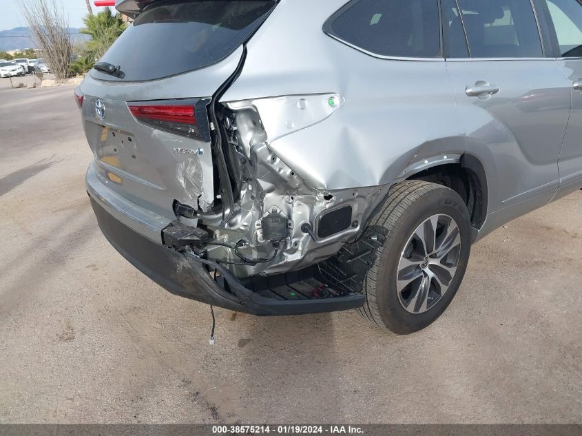 2023 TOYOTA HIGHLANDER HYBRID XLE - 5TDKARAH2PS018165