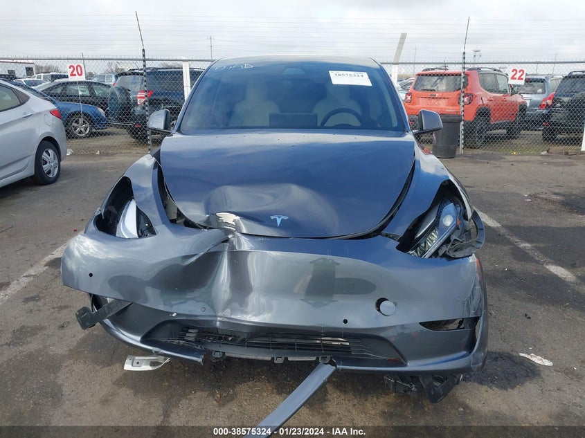 VIN 7SAYGDEF5NF411263 2022 TESLA MODEL Y PERFORMANCE DUAL MOTOR ALL-WHEEL DRIVE