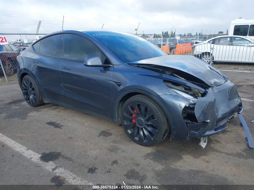 VIN 7SAYGDEF5NF411263 2022 TESLA MODEL Y PERFORMANCE DUAL MOTOR ALL-WHEEL DRIVE