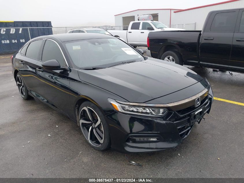 2018 HONDA ACCORD SPORT - 1HGCV1F38JA020564
