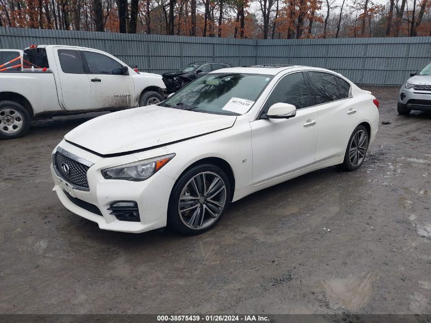 2014 INFINITI Q50 SPORT - JN1BV7AR6EM690601