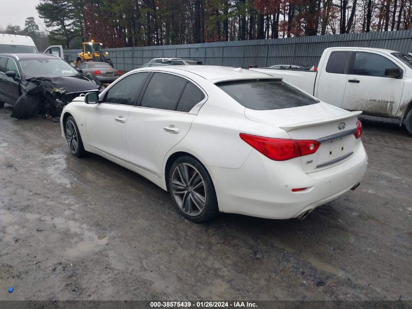 2014 INFINITI Q50 SPORT - JN1BV7AR6EM690601