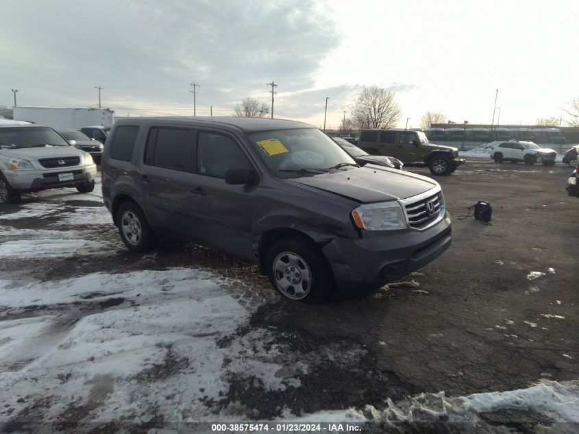 2014 HONDA PILOT LX - 5FNYF4H22EB012013