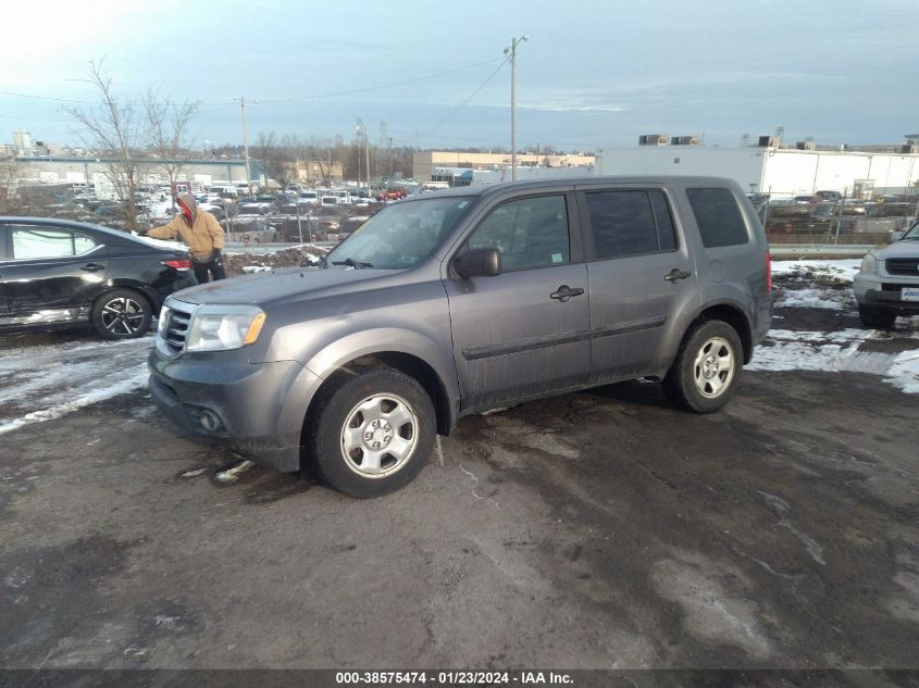 2014 HONDA PILOT LX - 5FNYF4H22EB012013