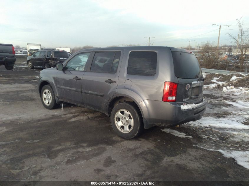 2014 HONDA PILOT LX - 5FNYF4H22EB012013