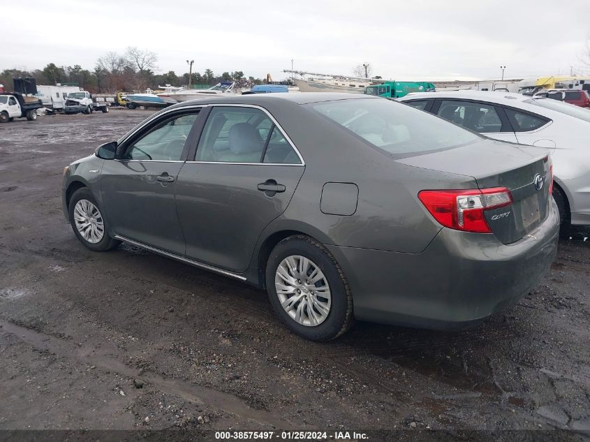 2014 TOYOTA CAMRY HYBRID LE - 4T1BD1FKXEU123991