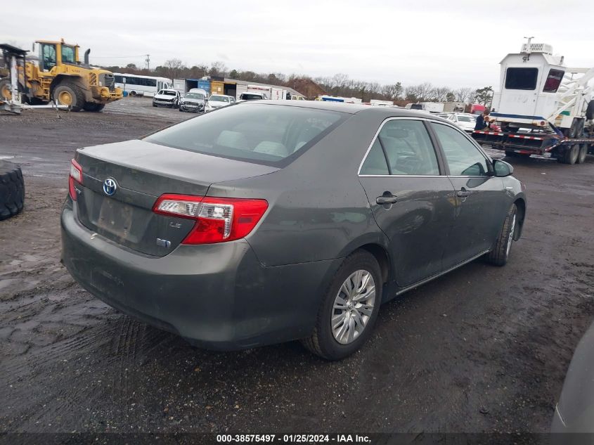 2014 TOYOTA CAMRY HYBRID LE - 4T1BD1FKXEU123991