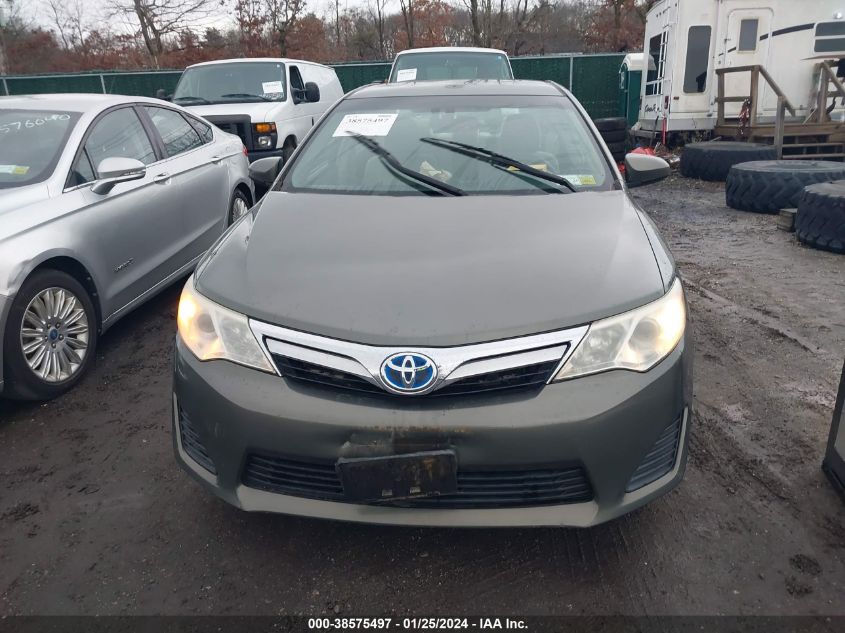 2014 TOYOTA CAMRY HYBRID LE - 4T1BD1FKXEU123991