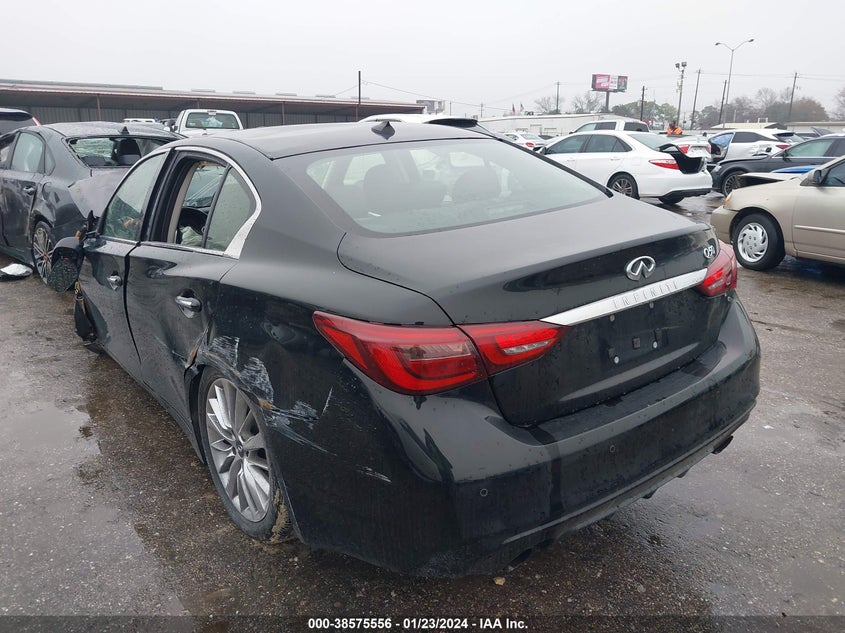 VIN JN1EV7AP9JM350154 2018 INFINITI Q50 LUXE/SPORT