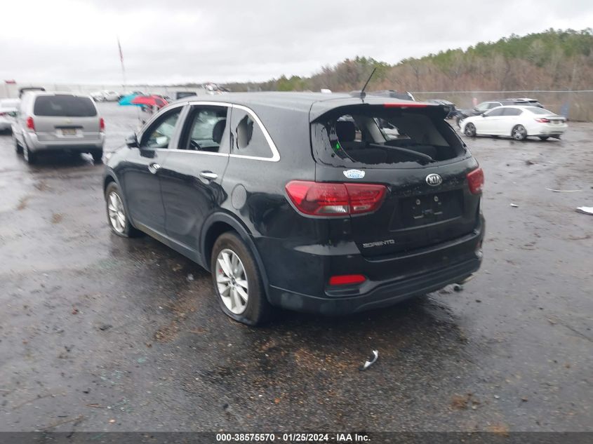 2019 KIA SORENTO 3.3L LX - 5XYPG4A53KG583284