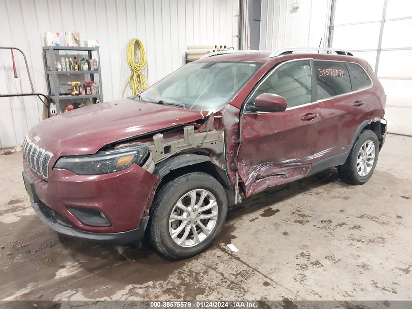 VIN 1C4PJMCX6KD414813 2019 JEEP CHEROKEE LATITUDE 4X4
