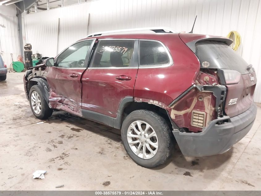 VIN 1C4PJMCX6KD414813 2019 JEEP CHEROKEE LATITUDE 4X4