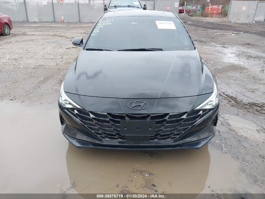 2022 HYUNDAI ELANTRA LIMITED - KMHLP4AG0NU229589